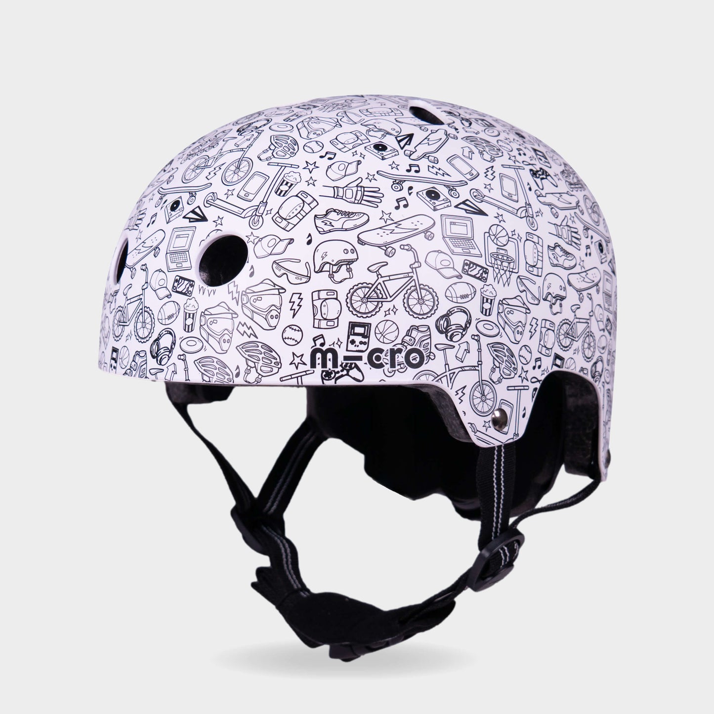 Printed Helmets for Bike and Scooters: Doodle