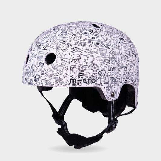 Printed Helmets for Bike and Scooters: Doodle
