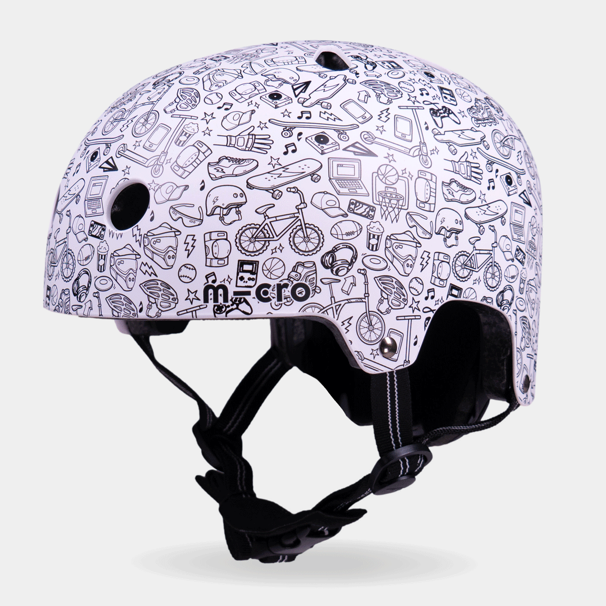 Printed Helmets for Bike and Scooters: Doodle