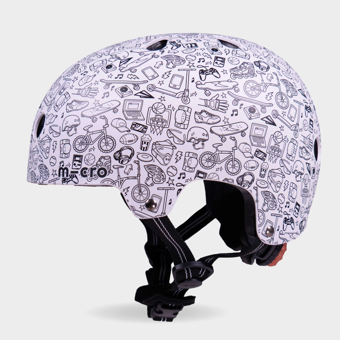 Printed Helmets for Bike and Scooters: Doodle