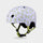 Printed Helmet For Bikes and Scooters: Blue Flower
