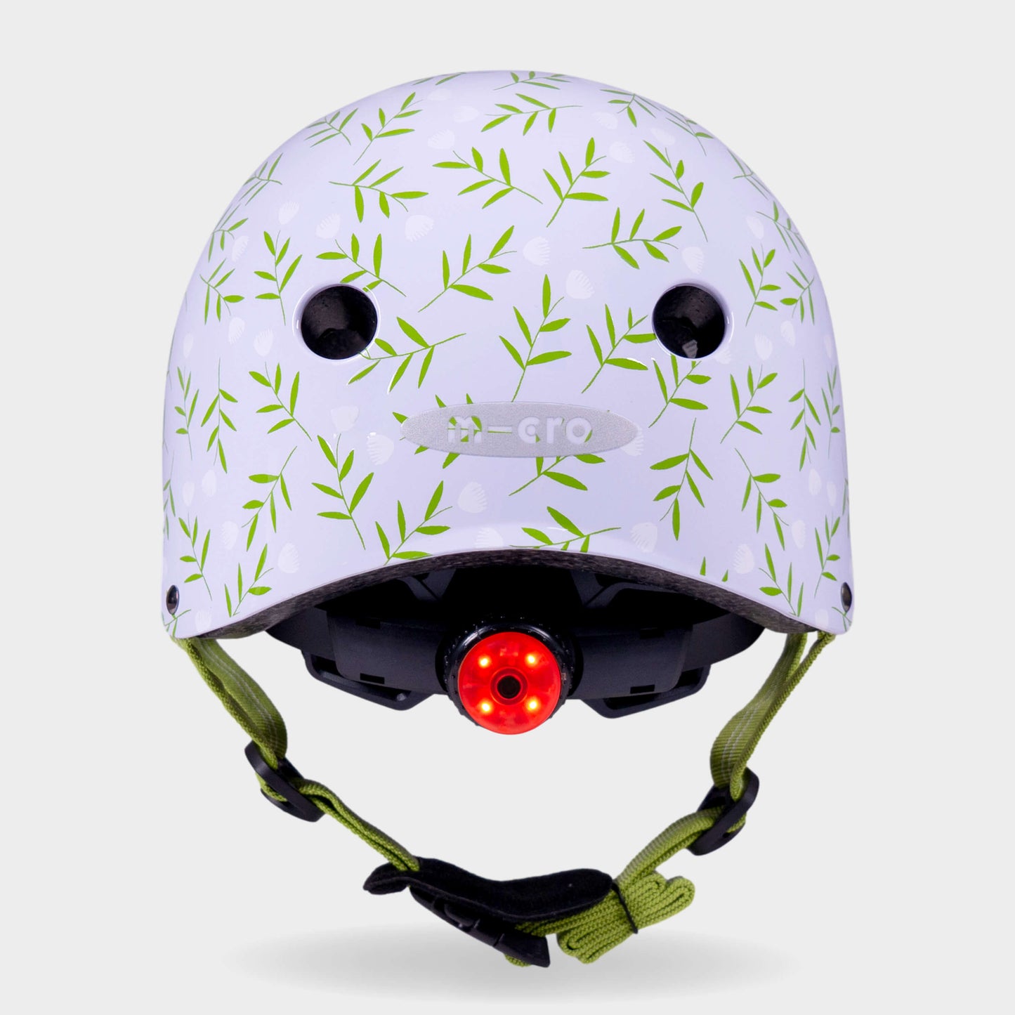 Printed Helmet For Bikes and Scooters: Blue Flower