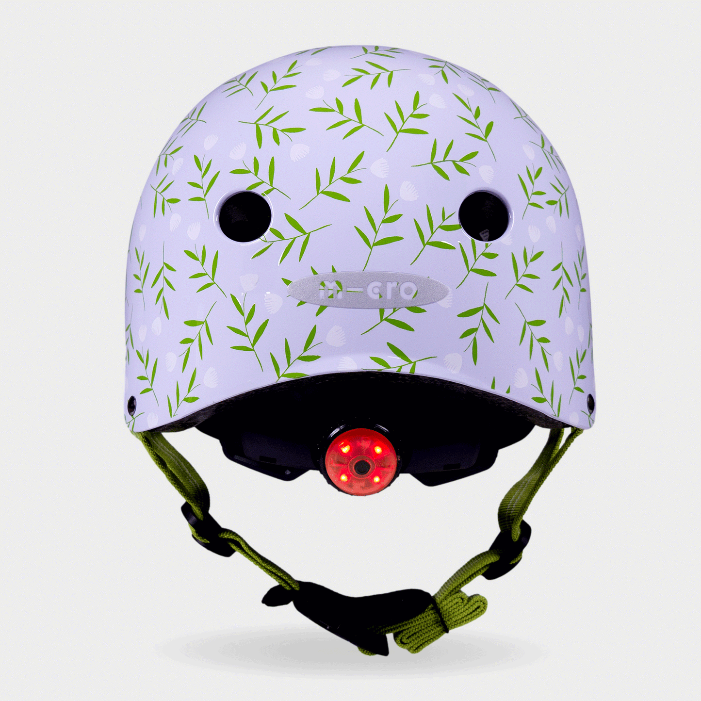 Printed Helmet For Bikes and Scooters: Blue Flower