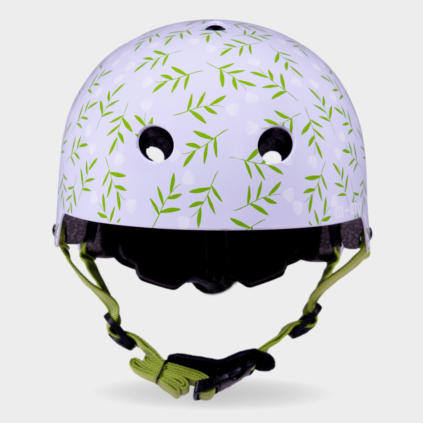Printed Helmet For Bikes and Scooters: Blue Flower