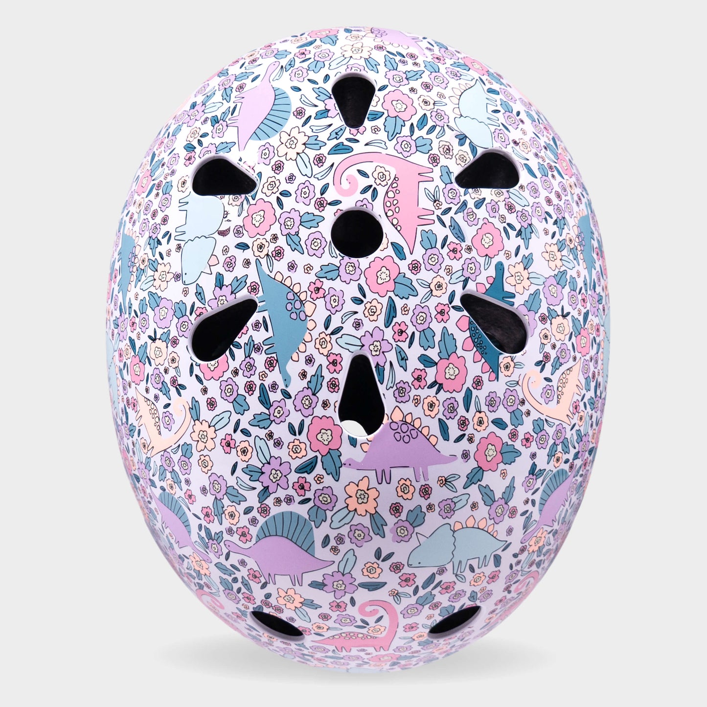 Printed Helmet For Bike and Scooters: Flora-Saur