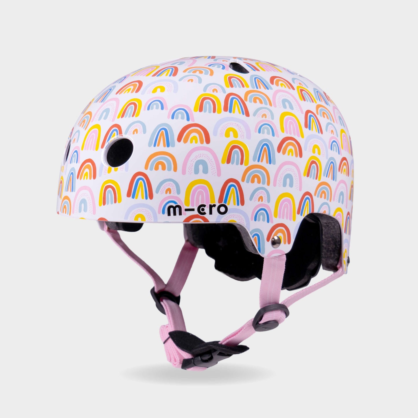 Printed Helmet For Bike and Scooters: Rainbow Printed Helmet For Bike and Scooters: Rainbow