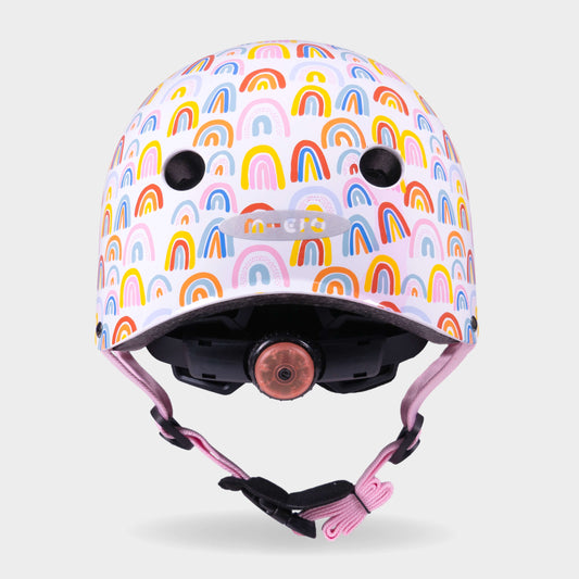 Printed Helmet For Bikes and Scooters: Rainbow