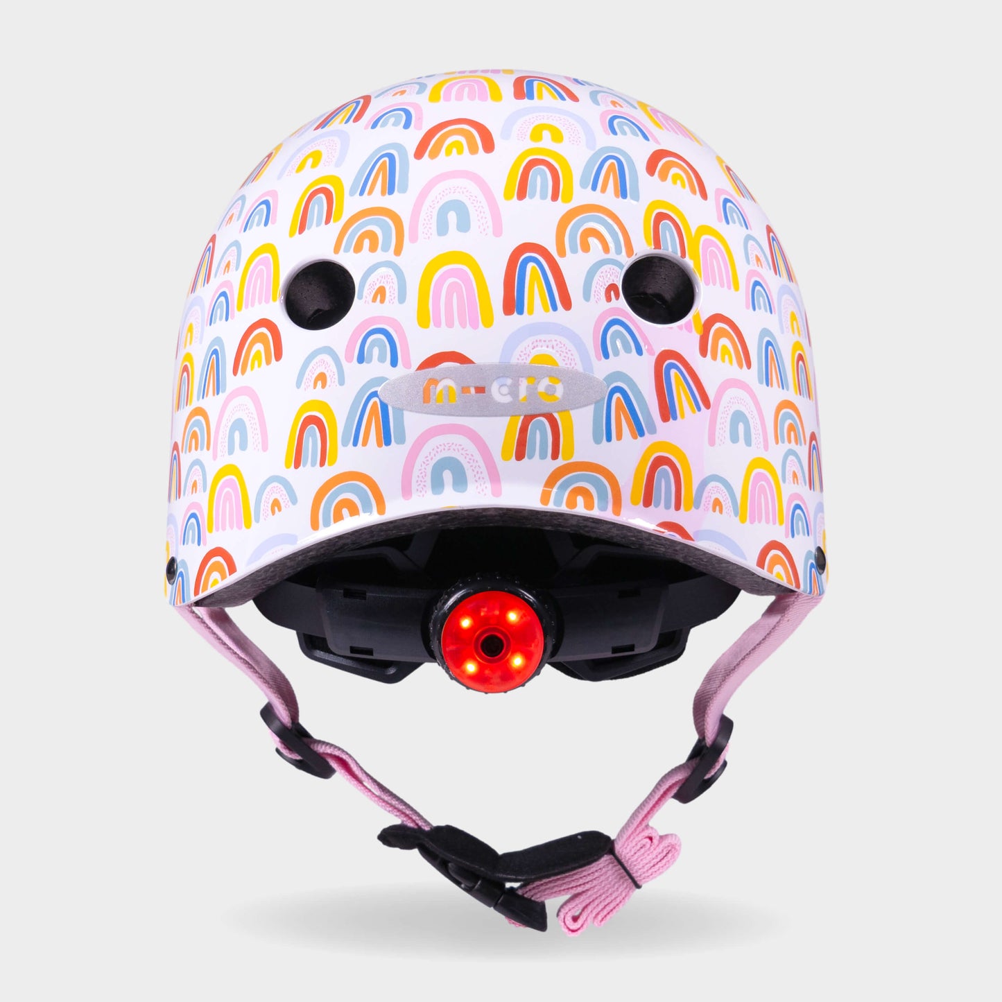 Printed Helmet For Bike and Scooters: Rainbow
