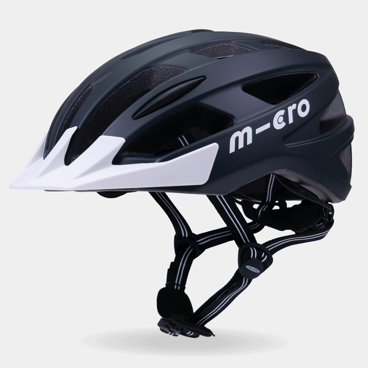 Micro Lightweight Helmet for Bikes and Scooters: Black
