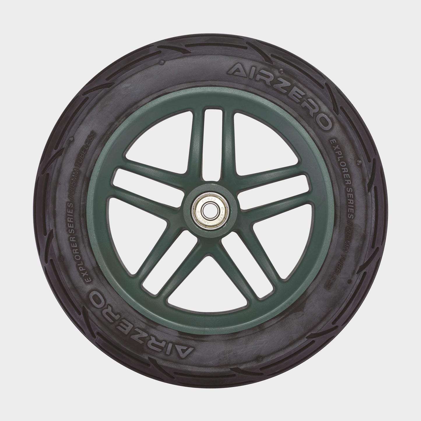 Micro Classic Nanogrid 200mm Wheel: Green /  Black