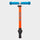 Mini Micro Foldable Handle Bar: Neon Orange/Aqua
