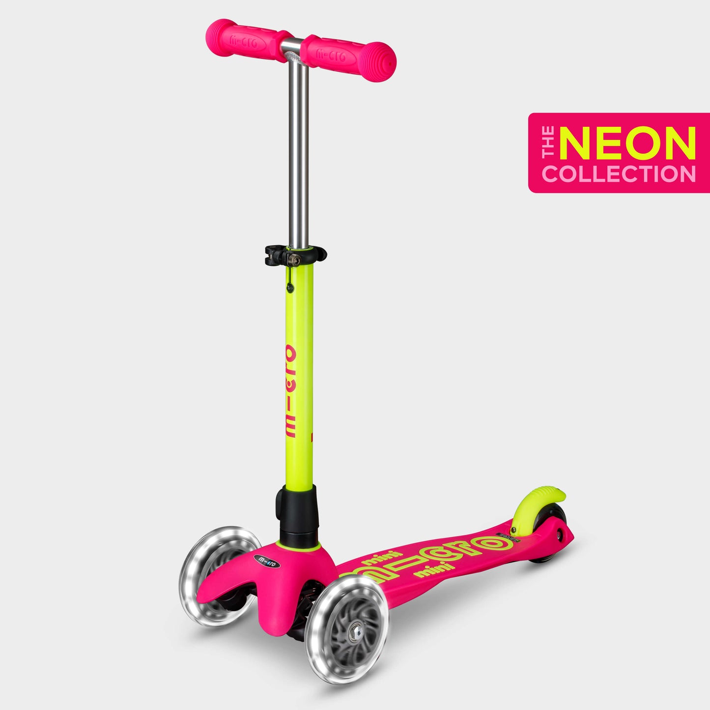 Mini Micro Deluxe LED: Neon Pink/Yellow