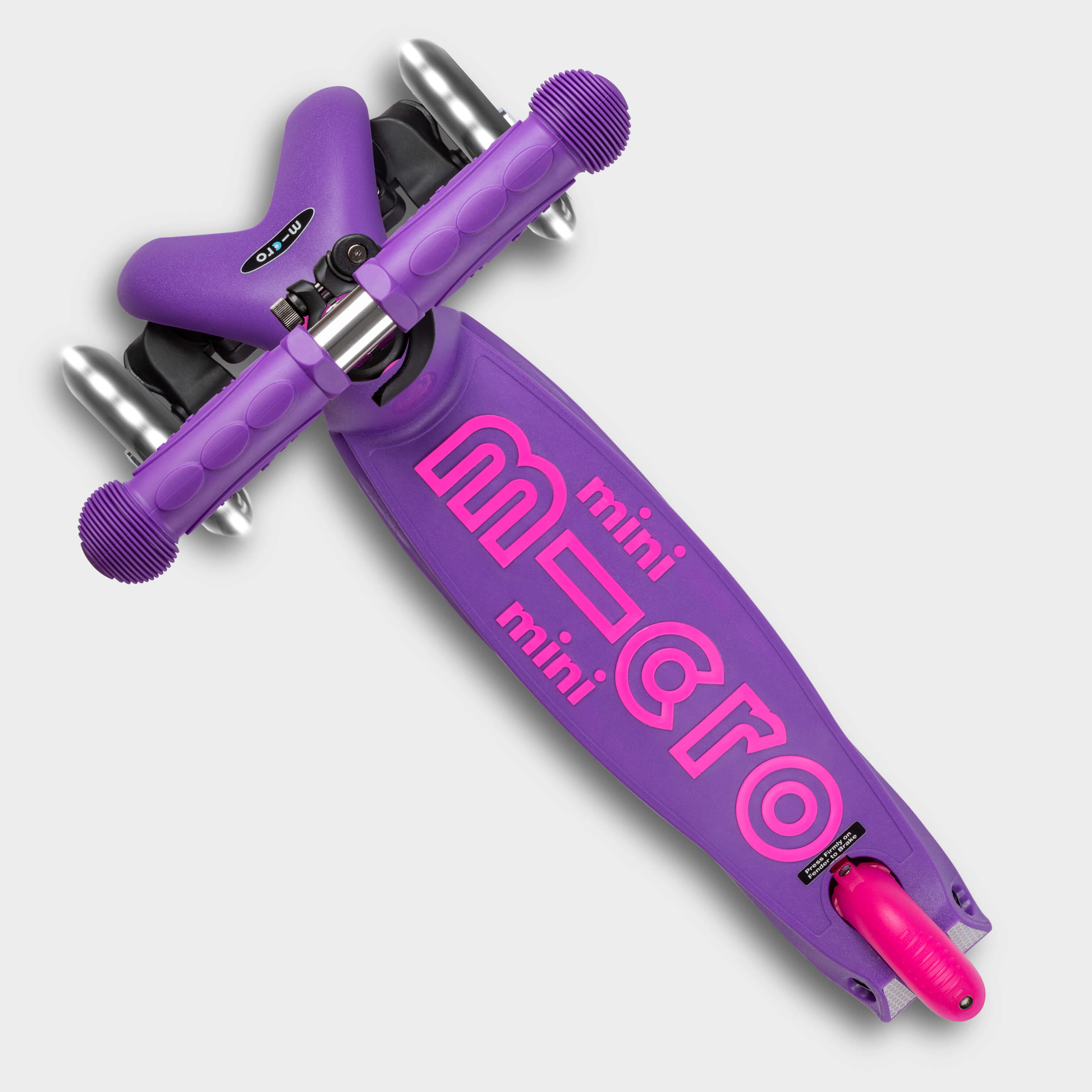 MICRO mini deluxe ピンク LED付き Micro Kickboard Micro Mini Deluxe With LED Wheels Ages 2-5