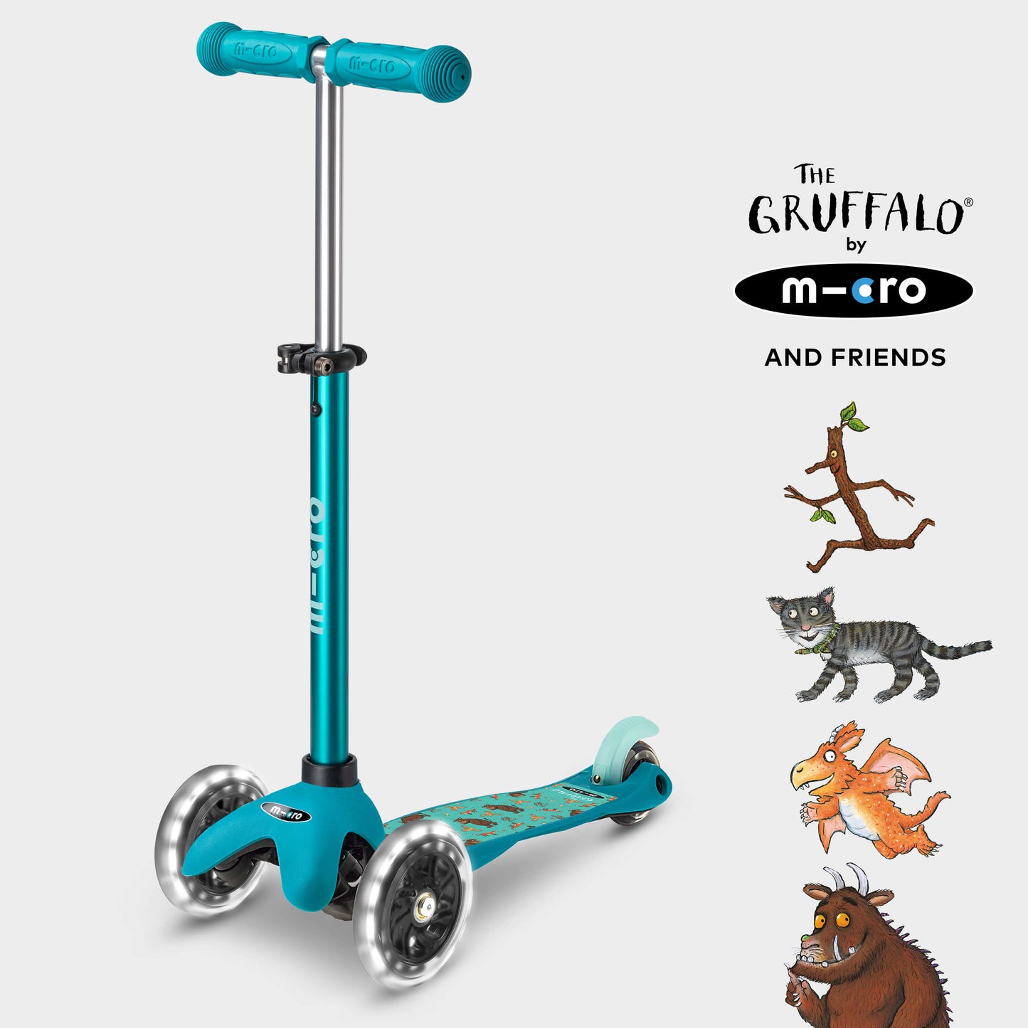 Mini Micro Deluxe LED Gruffalo and Friends Design: Aqua