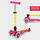 Mini Micro Foldable LED: Neon Yellow/Pink