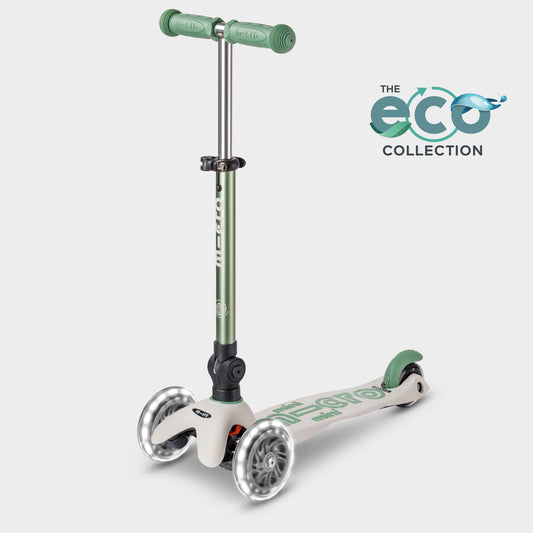 Mini Micro Foldable LED with Recycled Deck: Pistachio Green