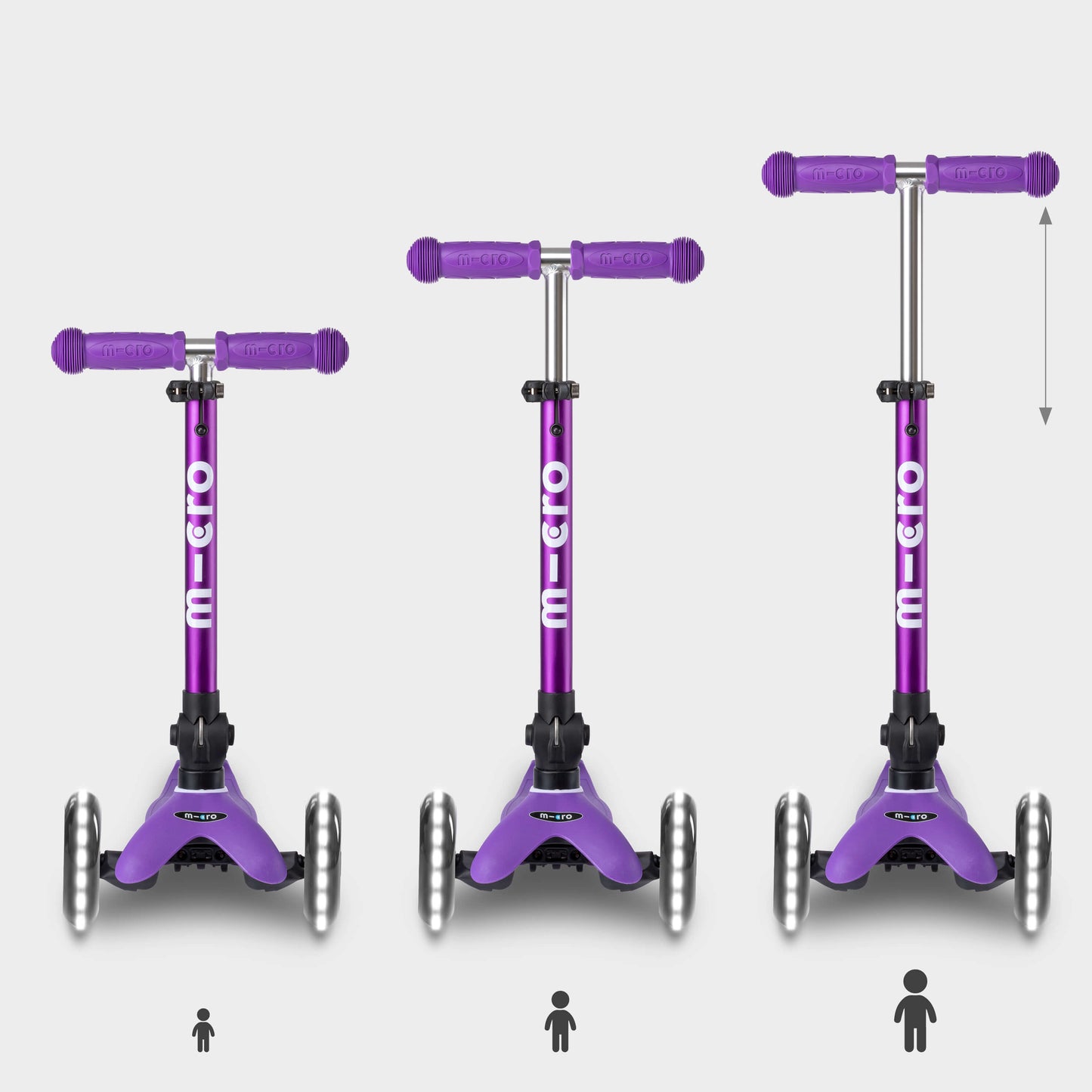 Mini Micro Foldable LED: Purple