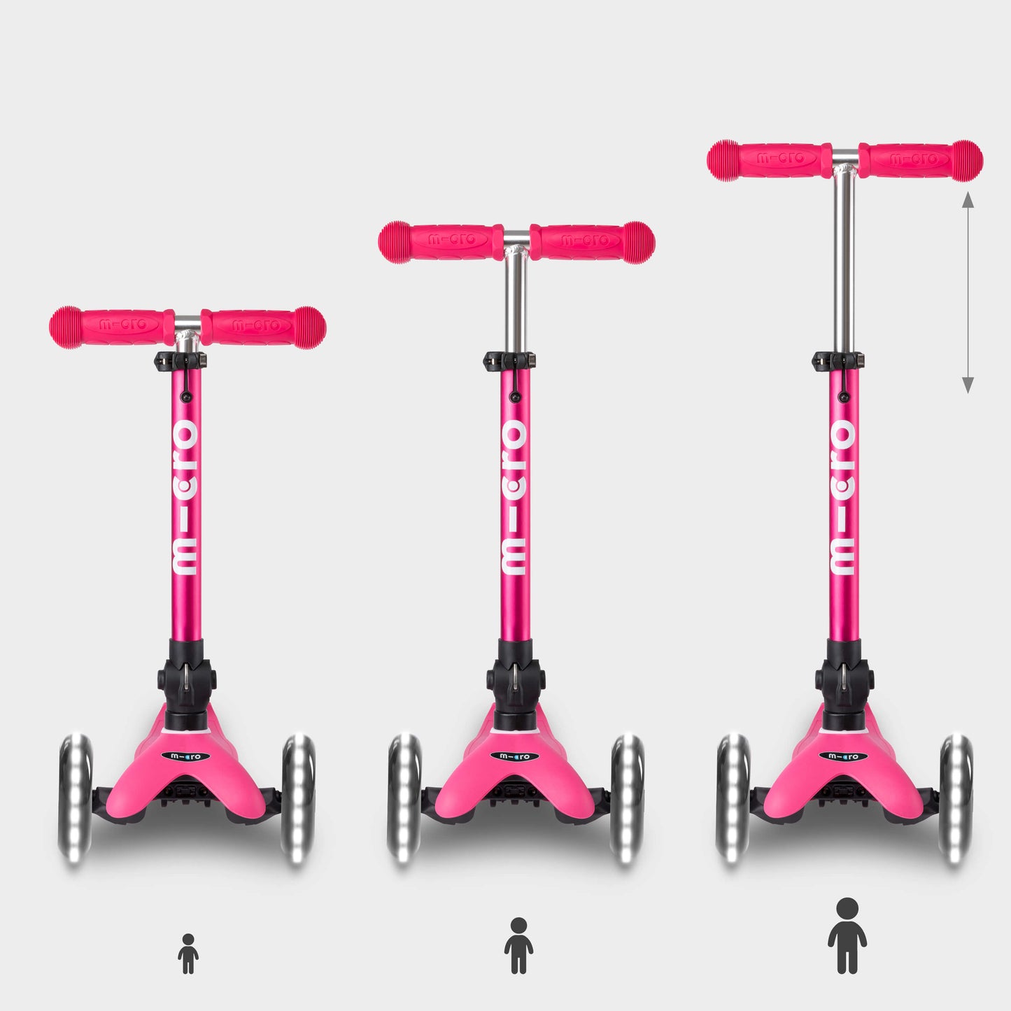 Mini Micro Foldable LED: Pink