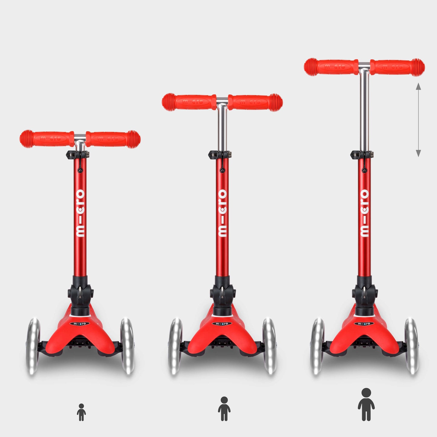 Mini Micro Foldable LED: Red