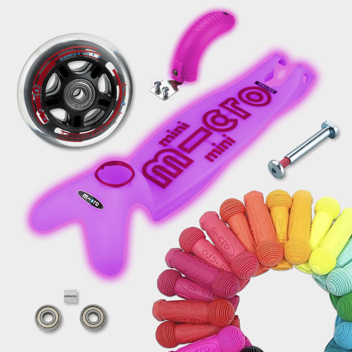 Mini Micro Glow LED: Frosty Pink