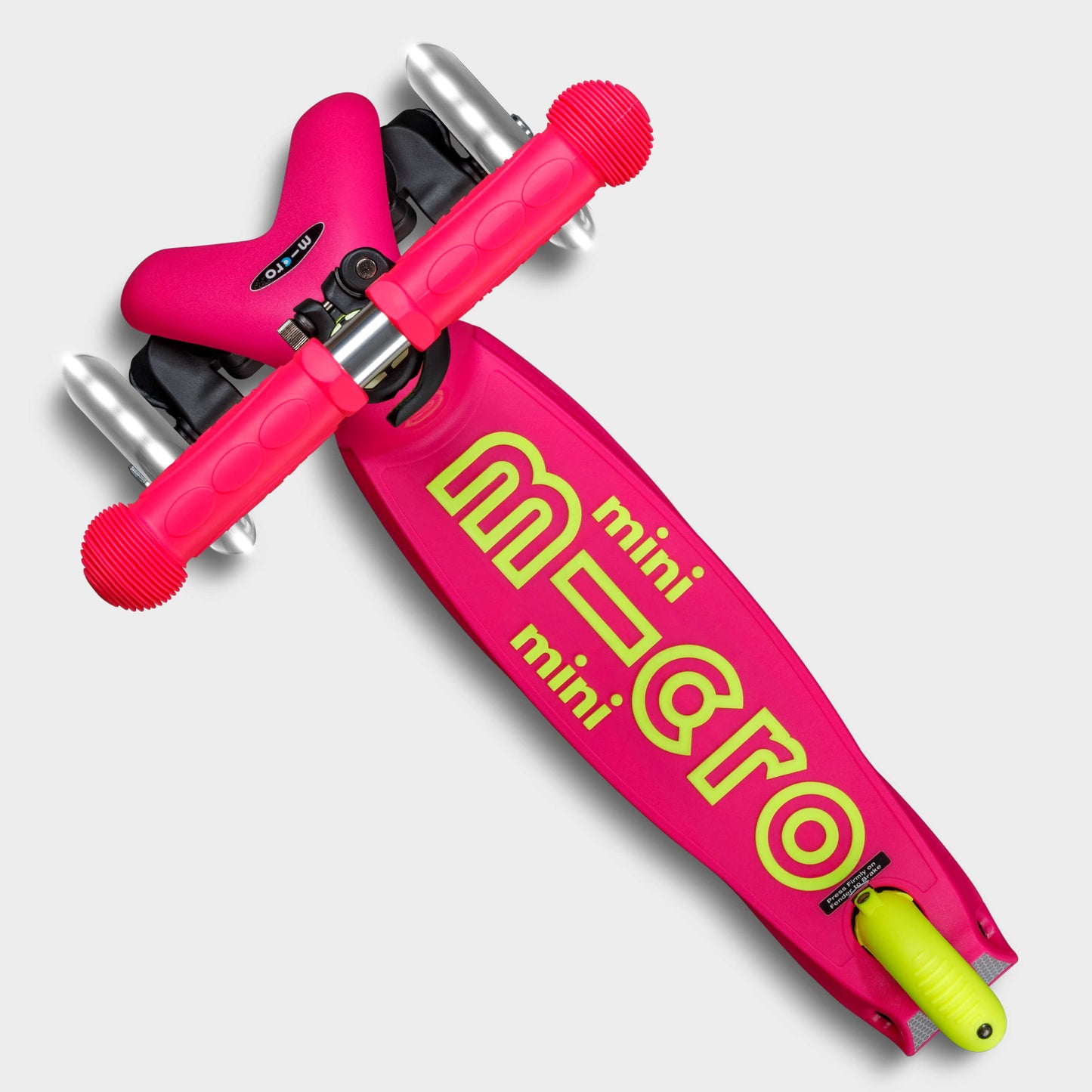 Mini Micro Foldable LED: Neon Yellow /Pink