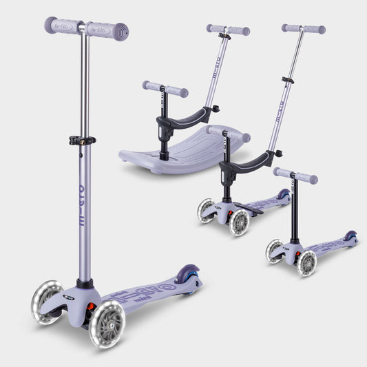 Mini Micro 6in1 Rock & Go Scooter: Soft Lavender