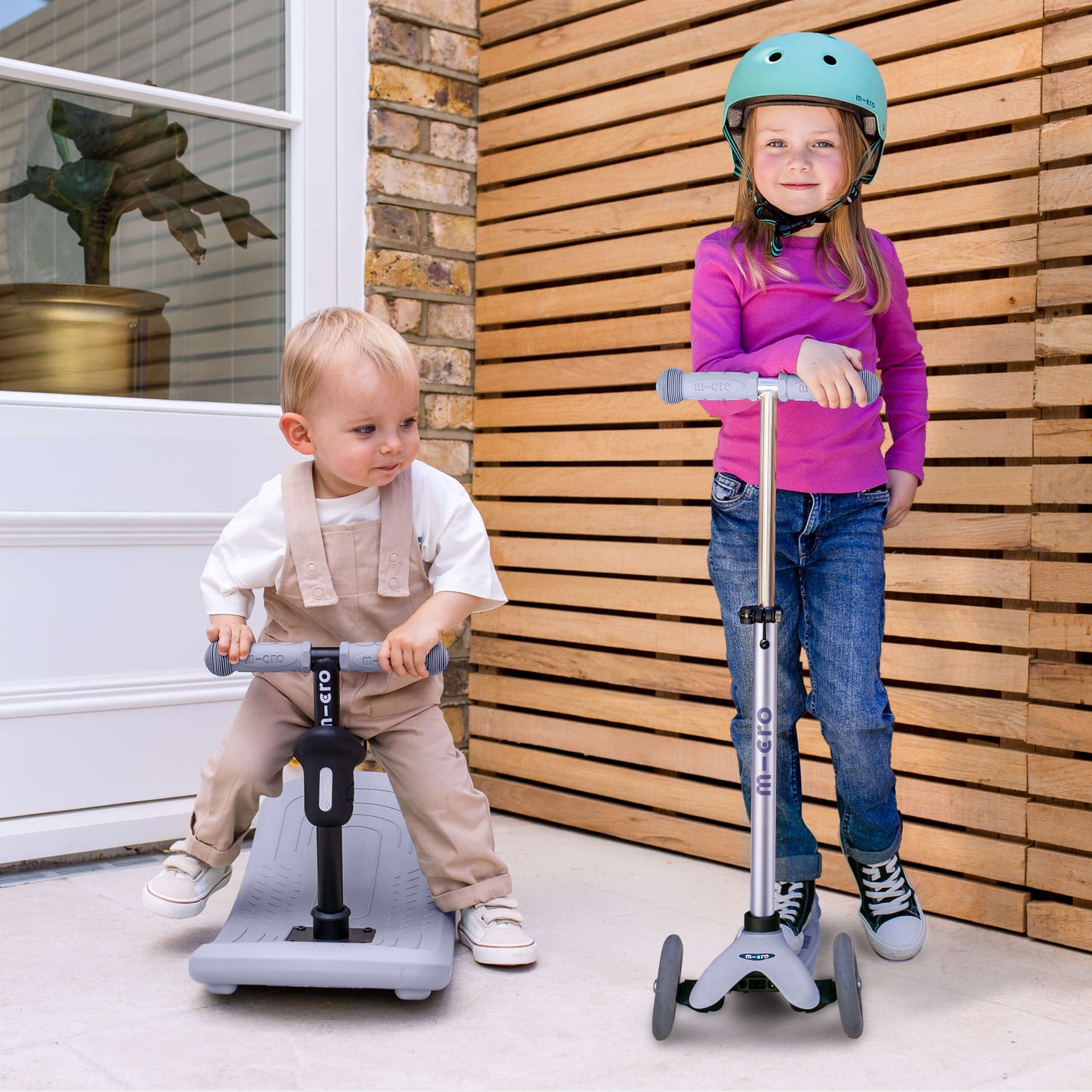 Mini Micro 6in1 Rock & Go Scooter: Lavender Purple