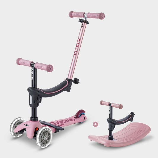 Mini Micro 4in1 with indoor rocker: Rose Pink