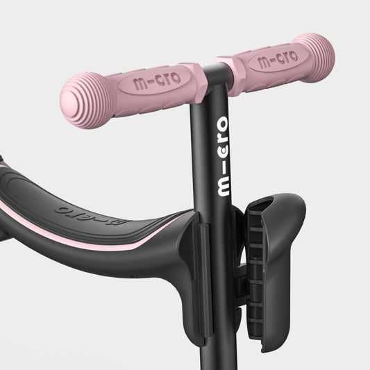 Mini Micro 4in1 Scooter: Light Up, Push, Clip Sit and Scoot: Dusty Pink