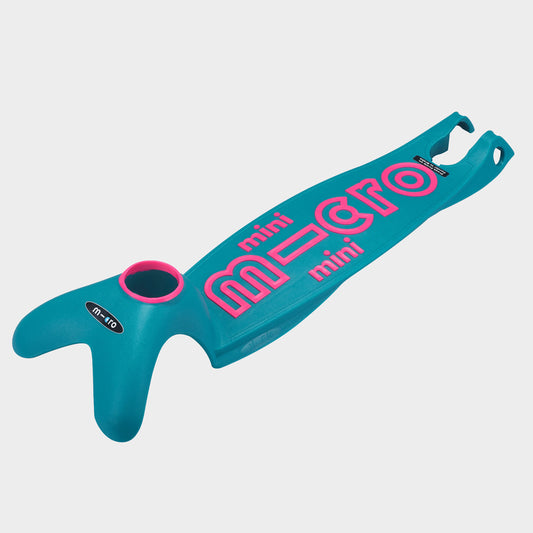 Mini Micro Deluxe Deck: Neon Aqua/Pink