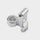 Micro Kickboard Left Shank: Silver