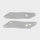 1056 (2 Pts) - Holder Plates - Sprite Silver