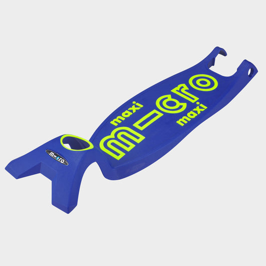 Maxi Micro Deluxe Deck: Neon Blue/Yellow