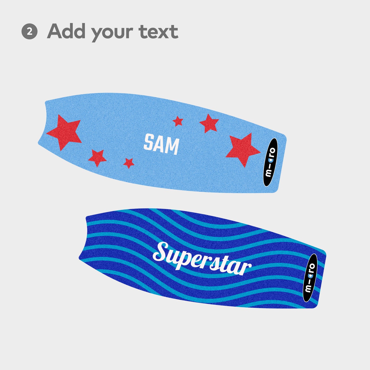 Personalised Foldable Deck Maxi Micro: Navy