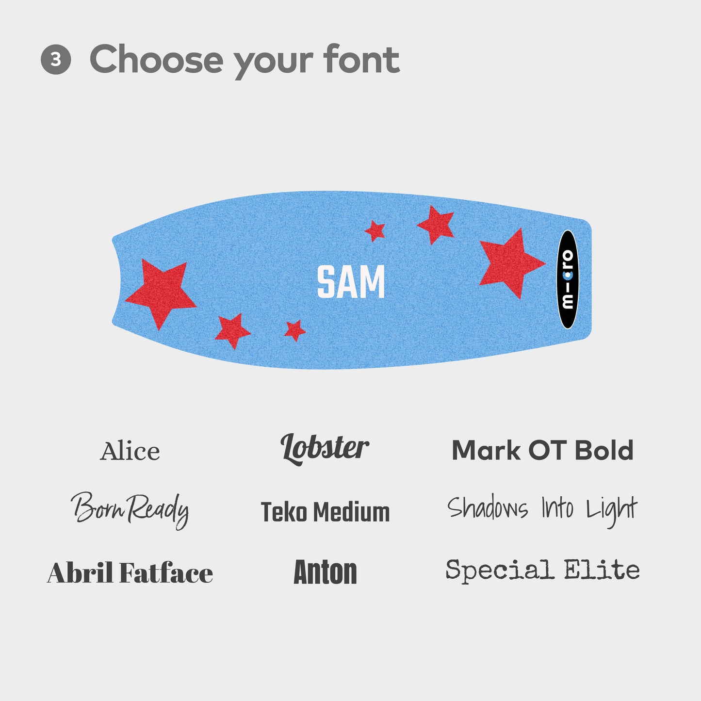 Personalised Foldable Deck Maxi Micro: Navy