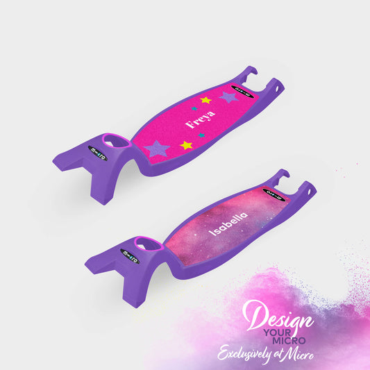 Personalised Foldable Deck for Maxi Micro: Purple