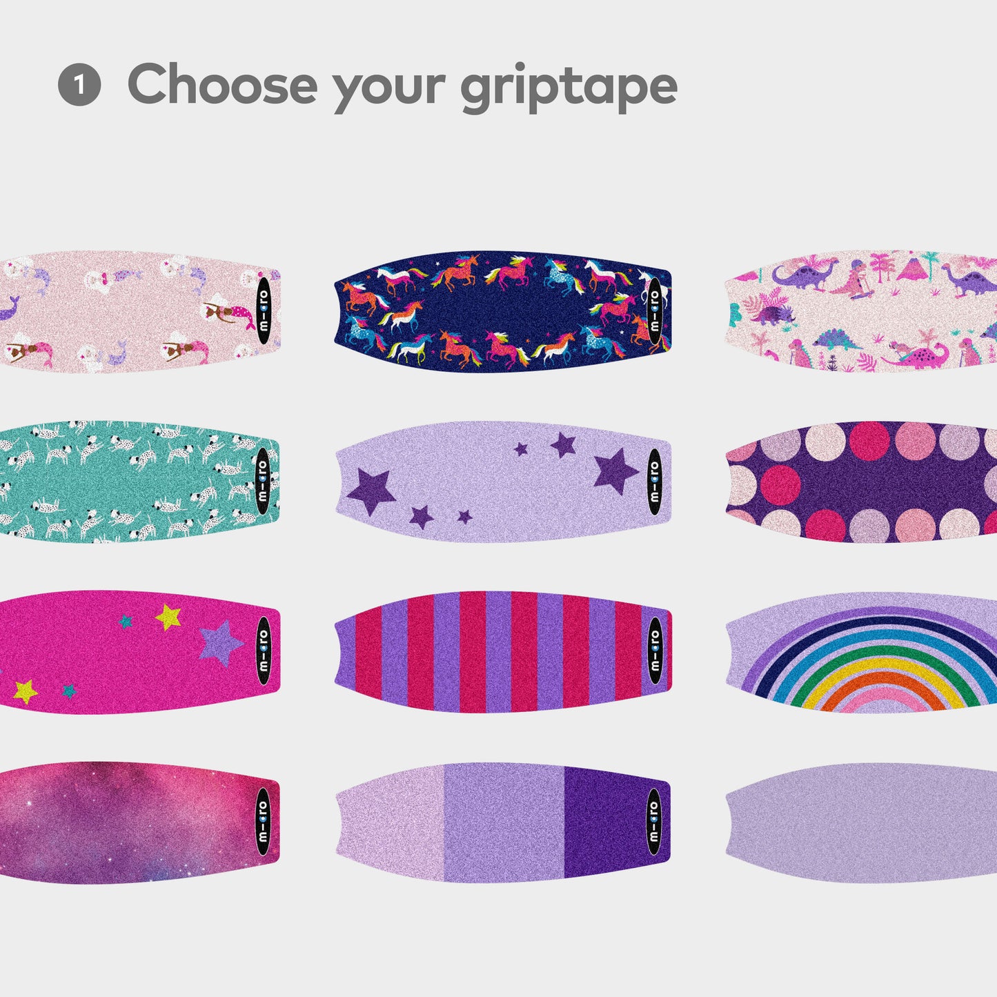 Personalised Foldable Deck for Maxi Micro: Purple