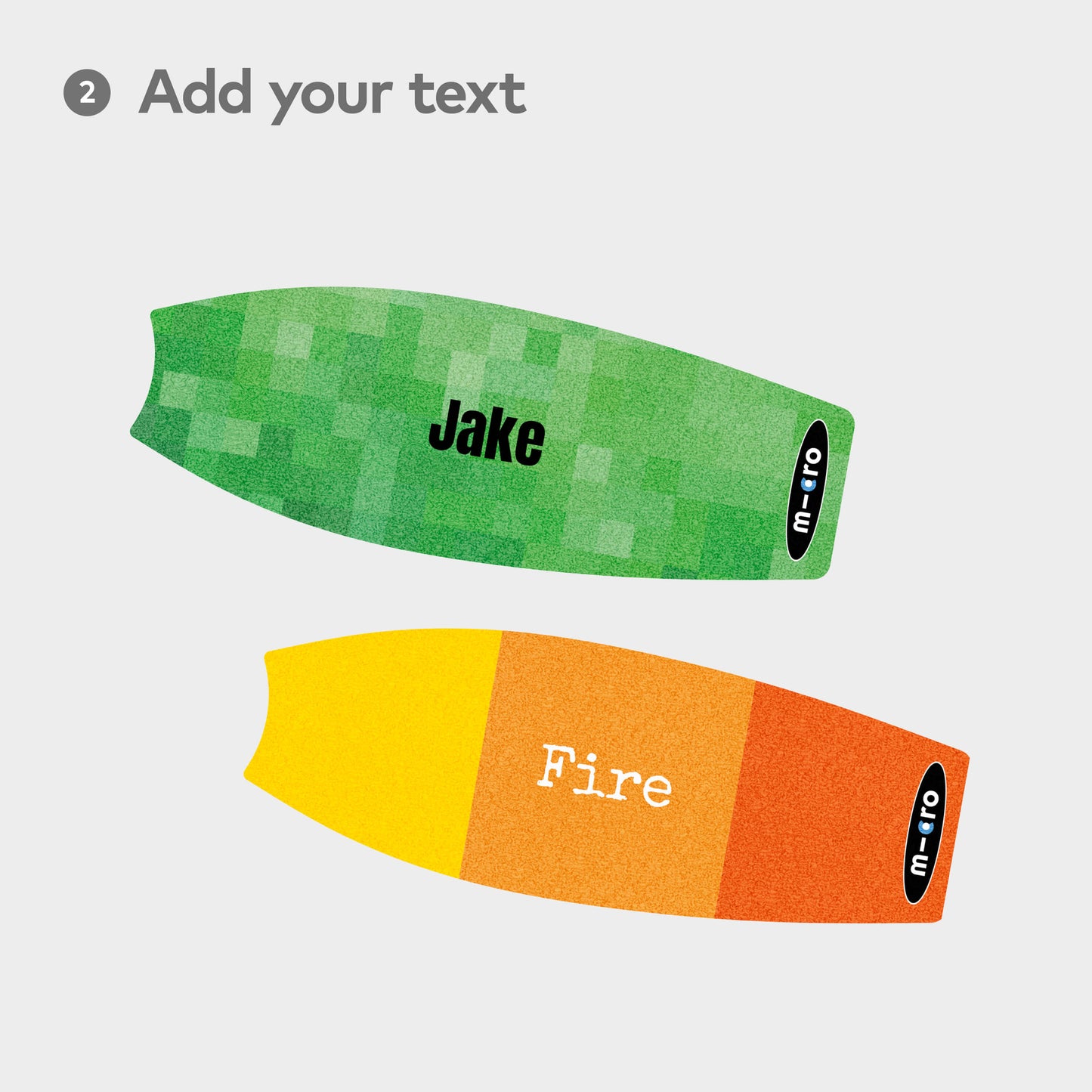 Personalised Foldable Deck: Maxi Micro: Red