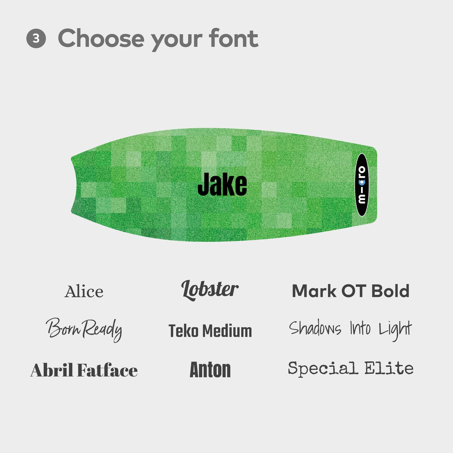Personalised Foldable Deck: Maxi Micro: Red