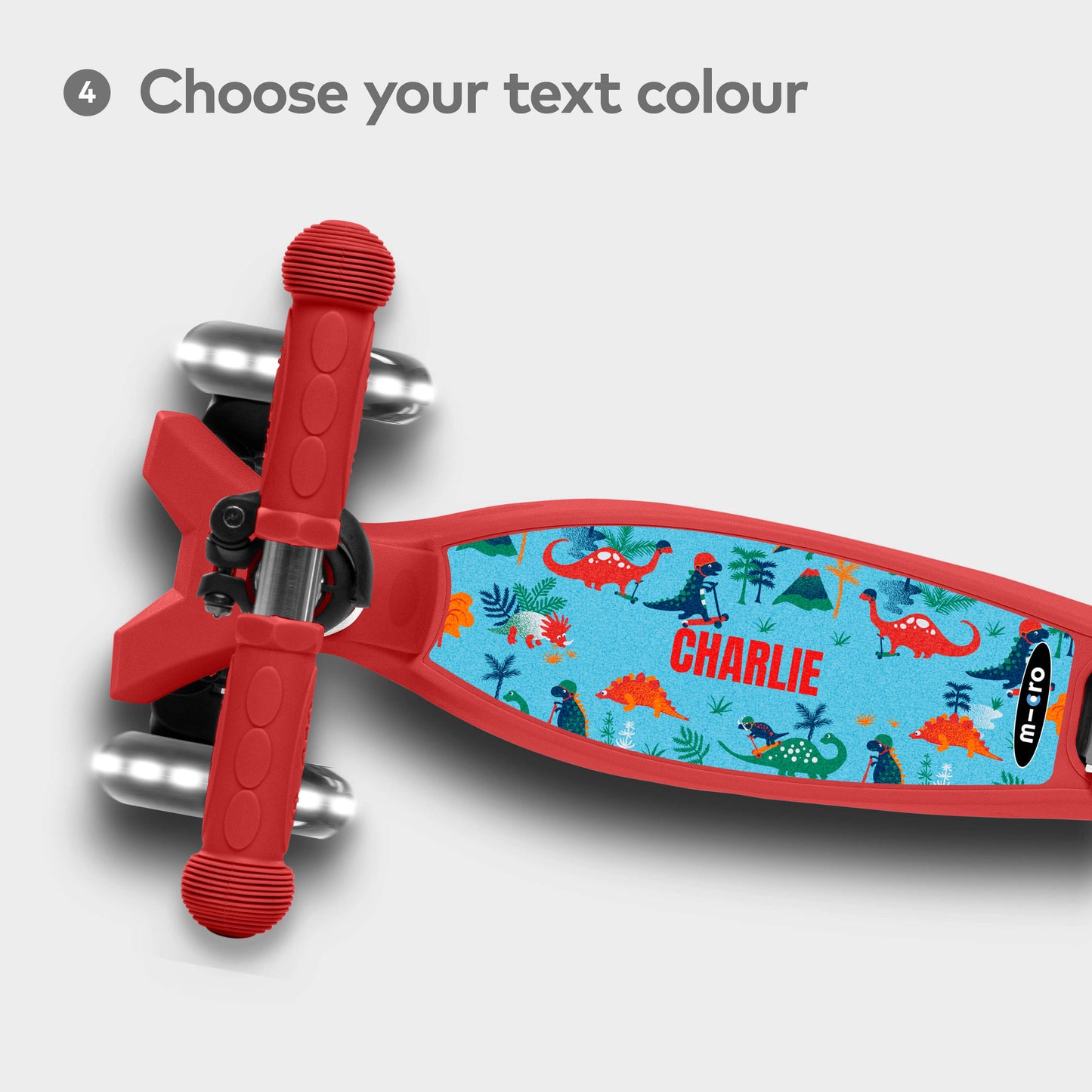 Personalised Foldable Deck: Maxi Micro: Red