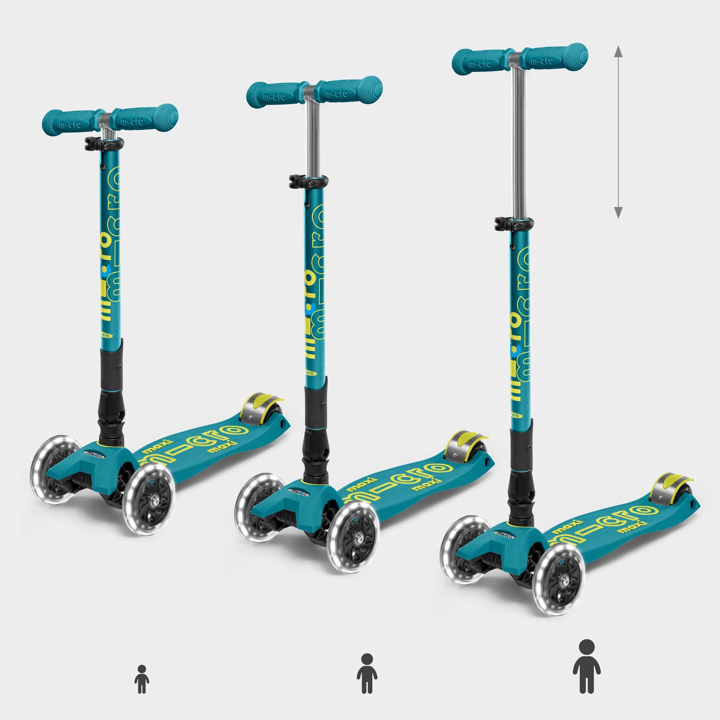 Maxi Micro Foldable LED: Petrol Green