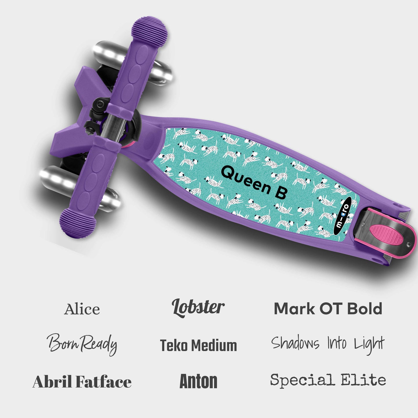 Customisable Maxi Micro Foldable LED: Purple