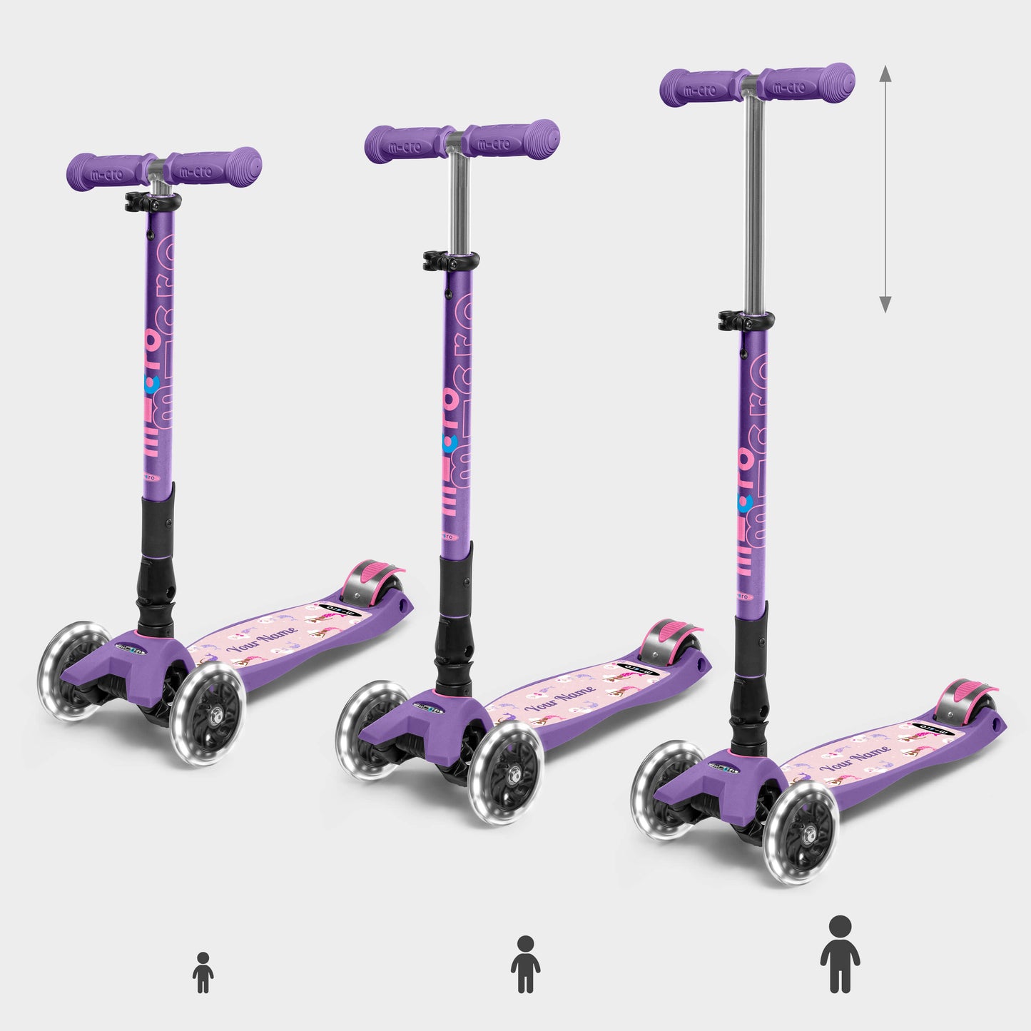 Customisable Maxi Micro Foldable LED: Purple