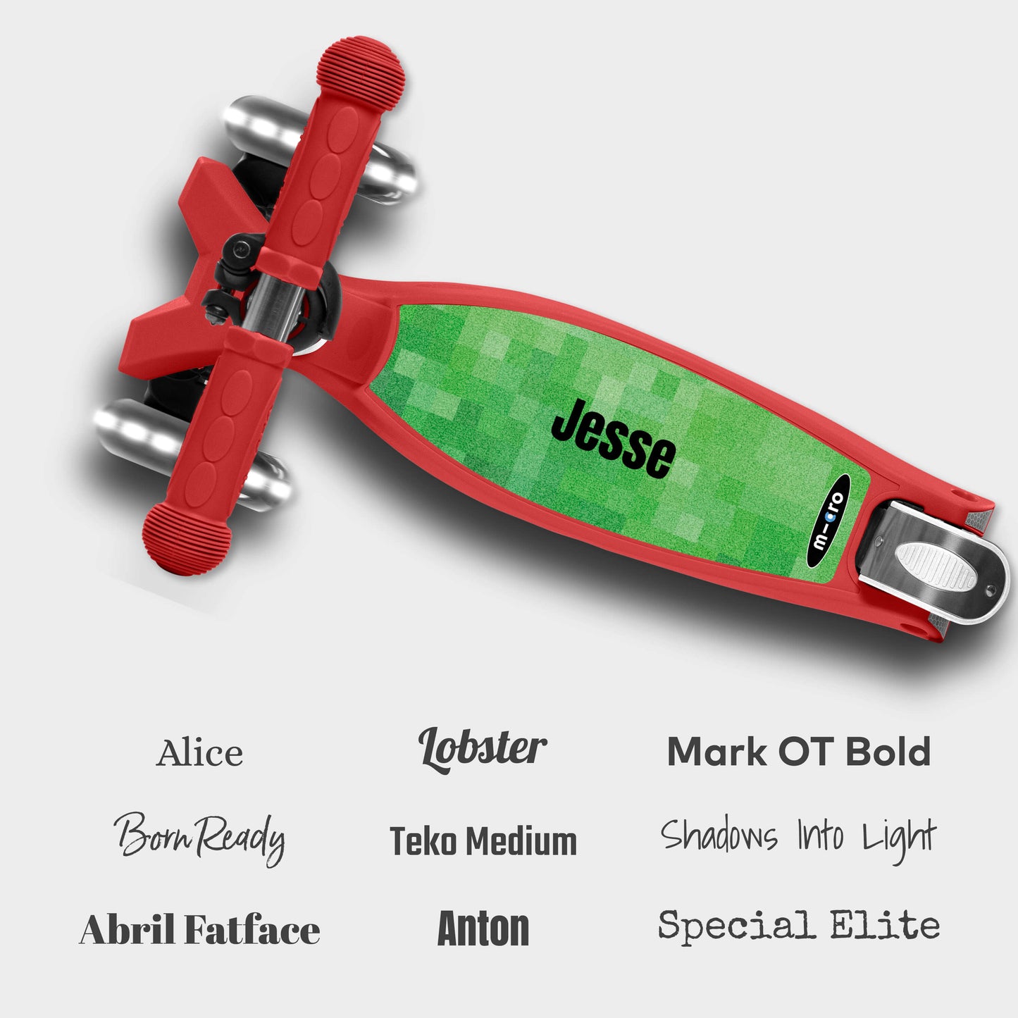 Customisable Maxi Micro Foldable LED: Red