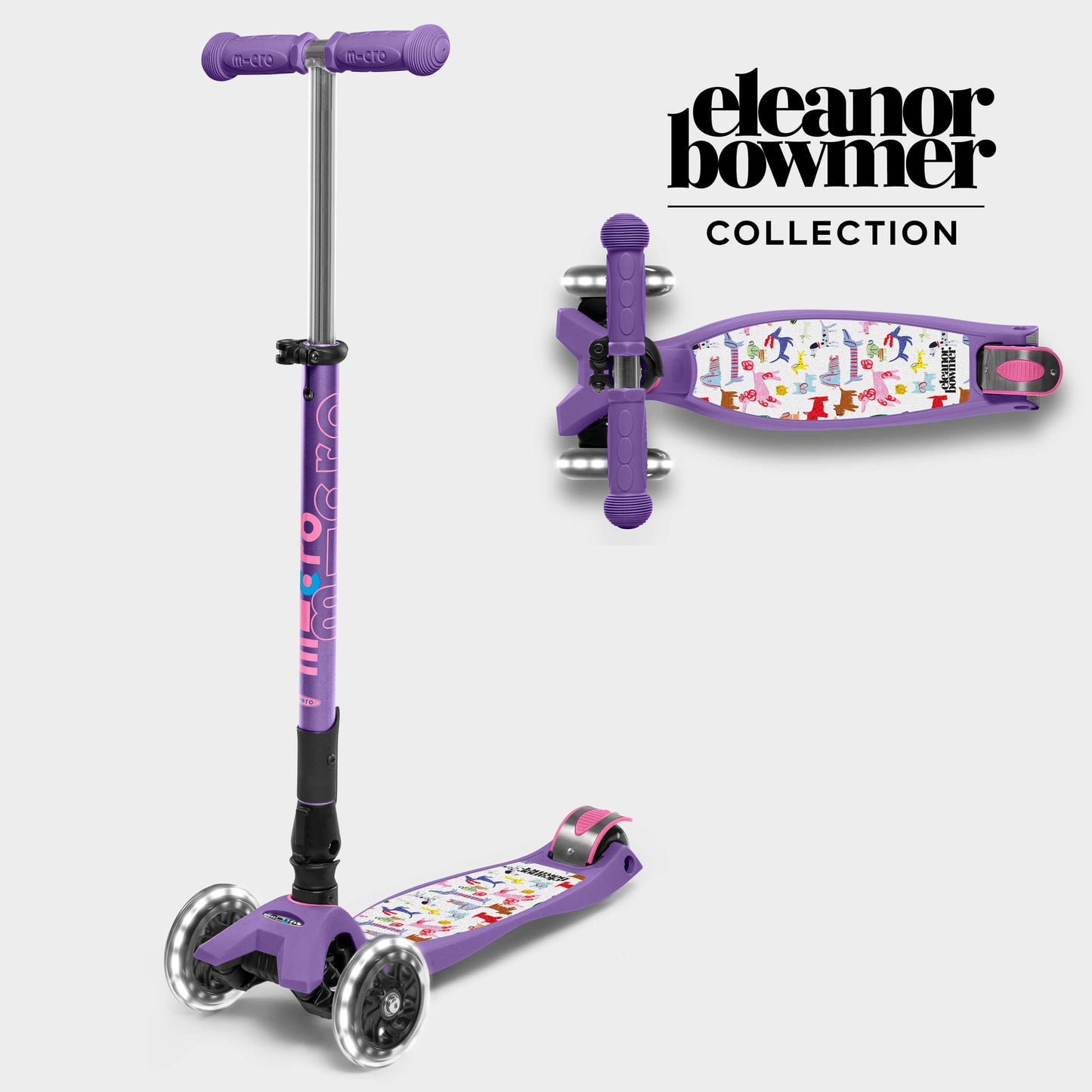 Maxi Micro Foldable LED Eleanor Bowmer Design: Happy Dogs