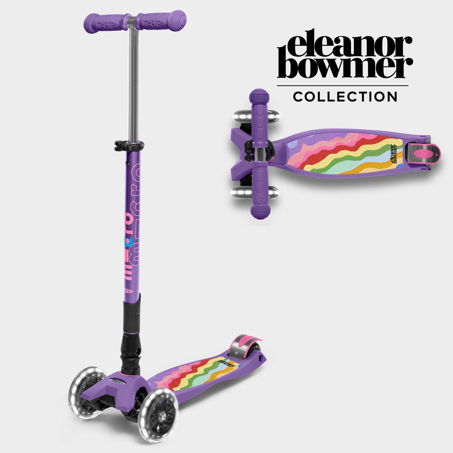 Maxi Micro Foldable LED Eleanor Bowmer Design: Rainbow Wave