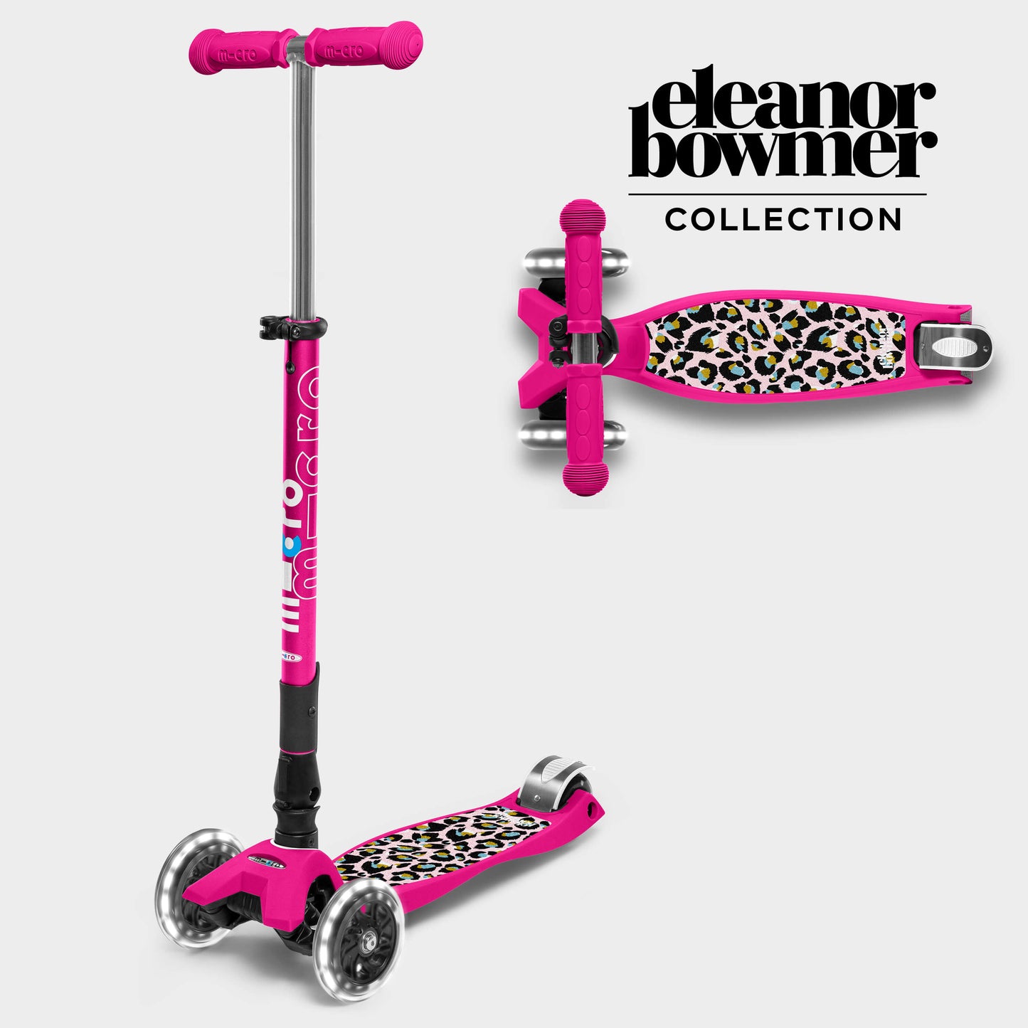 Maxi Micro Foldable LED Eleanor Bowmer Design: Pink Leopard