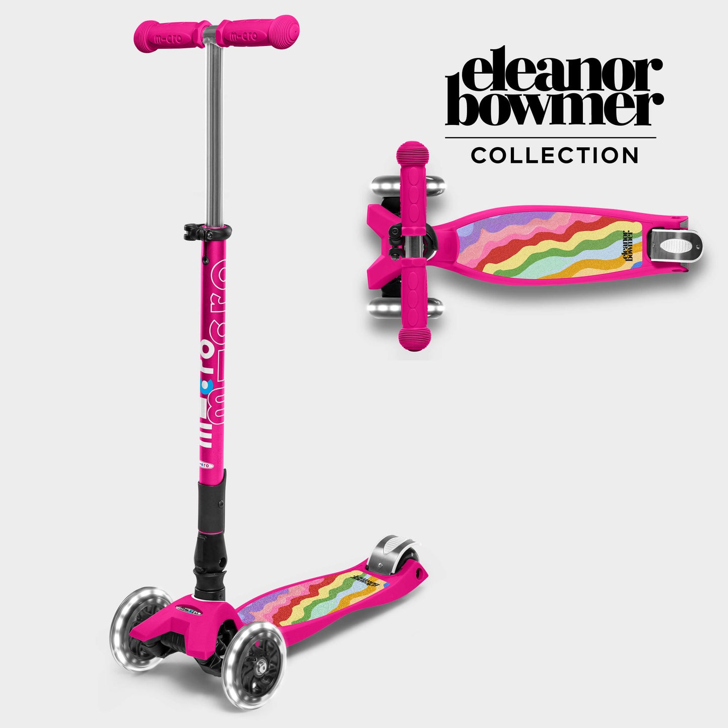 Maxi Micro Foldable LED Eleanor Bowmer Design: Rainbow Wave