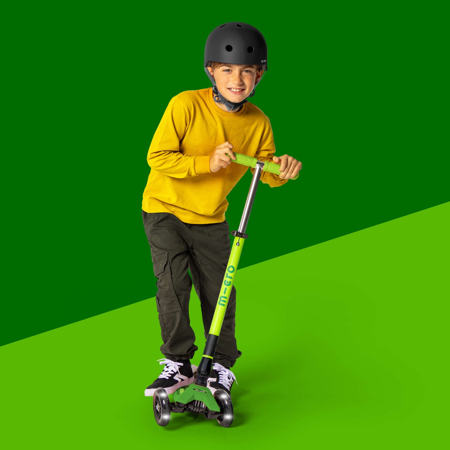 Maxi Micro Foldable LED: Green/Lime