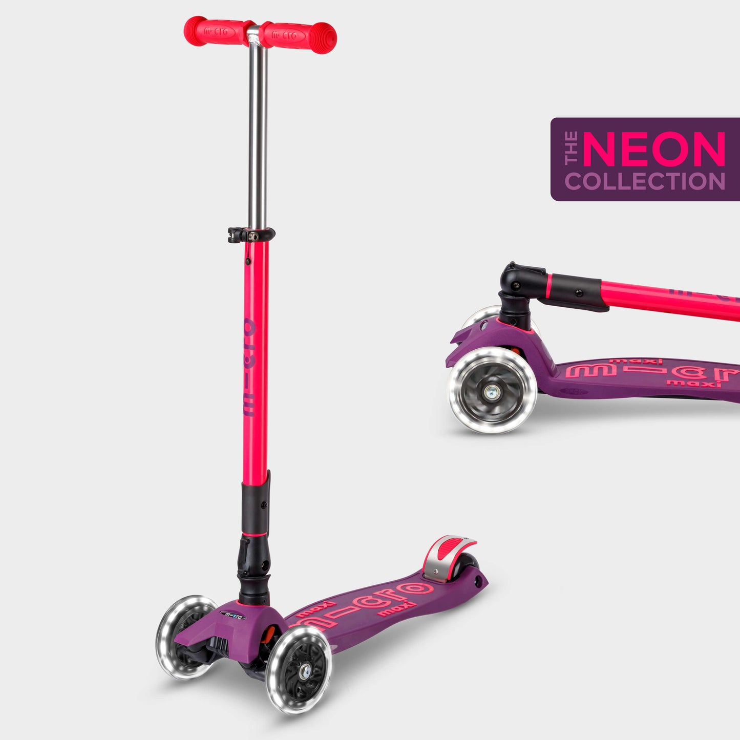 Maxi Micro Foldable LED: Neon Pink/Purple